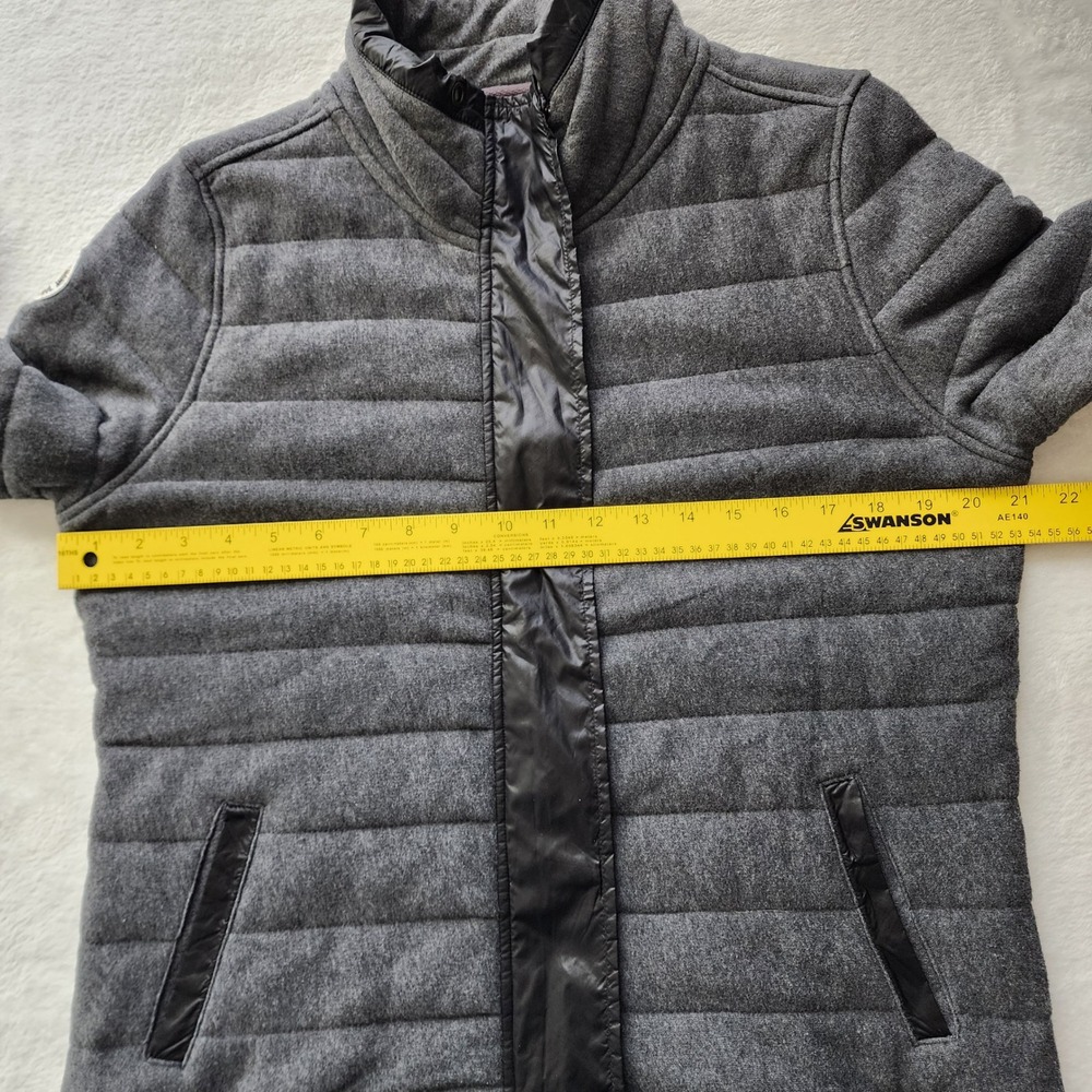 Twik Quilted Zip Up Jacket Womens XL Gray Mountain Patrol Coat Gorp Puffer - Picture 13 of 16